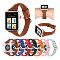 Watch Band for Apple Watch Series 6 SE 5 4 3 2 1 Apple Sport Band Genuine Leather Wrist Strap
