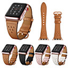 Watch Band for Apple Watch Series 6 SE 5 4 3 2 1 Apple Sport Band Quilted PU Leather Wrist Strap