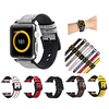 Watch Band for Apple Watch Series 6 SE 5 4 3 2 1 Apple Sport Band Silicone / Genuine Leather Wrist Strap