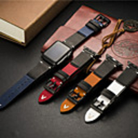 Watch Band for Apple Watch Series 6 SE 5 4 3 2 1 Apple Leather Loop Genuine Leather Wrist Strap