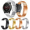 Watch Band for Fenix 3 / Fenix6s / Garmin Fenix 5 Plus Garmin Sport Band Stainless Steel Wrist Strap