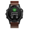 Watch Band for Fenix 5 / Fenix 5 Plus / Garmin Quatix 5 Garmin Leather Loop Genuine Leather Wrist Strap