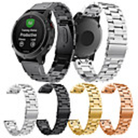 Watch Band for Fenix 5 Garmin Classic Buckle Stainless Steel Wrist Strap