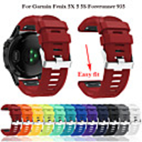 Watch Band for Fenix 5x / Fenix 5s / Fenix 5 Garmin Modern Buckle Silicone Wrist Strap