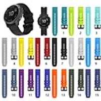 Watch Band for Fenix 5x / Fenix 5x Plus / Fenix 3 HR Garmin Classic Buckle Silicone Wrist Strap