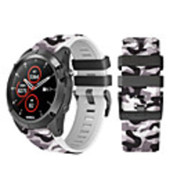 Watch Band for Fenix 5x / Garmin Fenix 5X Plus Garmin Classic Buckle Silicone Wrist Strap