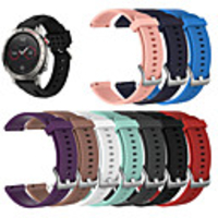 Watch Band for Fenix Chronos Garmin Sport Band / Classic Buckle Silicone Wrist Strap