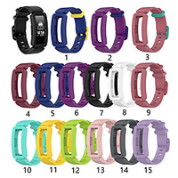 Watch Band for Fitbit Ace 2 / Fitbit Inspire HR / Fitbit Inspire Fitbit Sport Band Silicone Wrist Strap miniinthebox