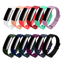 Watch Band for Fitbit Alta HR / Fitbit Alta Fitbit Classic Buckle Silicone / TPE Wrist Strap miniinthebox