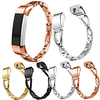 Watch Band for Fitbit Alta HR / Fitbit Alta Fitbit Jewelry Design Stainless Steel Wrist Strap