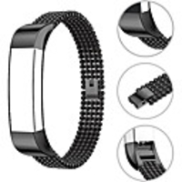 Watch Band for Fitbit Alta HR / Fitbit Alta Fitbit Jewelry Design Stainless Steel Wrist Strap