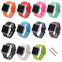 Watch Band for Fitbit Blaze Fitbit Modern Buckle Silicone Wrist Strap miniinthebox