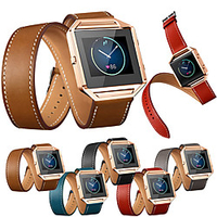 Watch Band for Fitbit Blaze Fitbit Sport Band / Leather Loop Genuine Leather Wrist Strap