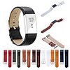 Watch Band for Fitbit Charge 2 Fitbit Sport Band Genuine Leather Wrist Strap