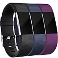 Watch Band for Fitbit Charge 2 Fitbit Sport Band Silicone Wrist Strap