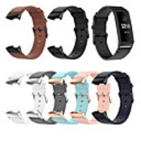 Watch Band for Fitbit Charge 3 / Fitbit Charge 4 Fitbit Sport Band Genuine Leather Wrist Strap