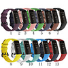 Watch Band for Fitbit Charge 3 Fitbit Classic Buckle Silicone Wrist Strap