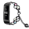 Watch Band for Fitbit Charge 3 Fitbit Jewelry Design Stainless Steel Wrist Strap