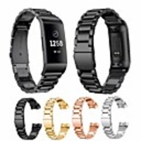 Watch Band for Fitbit Charge 3 Fitbit Jewelry Design Stainless Steel Wrist Strap