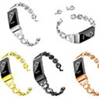 Watch Band for Fitbit charge3 / Fitbit Charge 4 Fitbit Jewelry Design Stainless Steel Wrist Strap