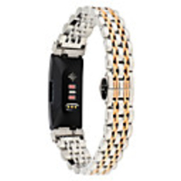 Watch Band for Fitbit Inspire HR / Fitbit Inspire Fitbit Butterfly Buckle Metal / Stainless Steel Wrist Strap