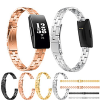 Watch Band for Fitbit Inspire HR / Fitbit Inspire Fitbit Classic Buckle / Modern Buckle / Business Band Stainless Steel Wrist Strap