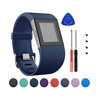 Watch Band for Fitbit Surge Fitbit Classic Buckle Silicone Wrist Strap miniinthebox