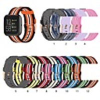 Watch Band for Fitbit Versa / Fitbi Versa Lite / Fitbit Versa 2 Fitbit Classic Buckle Nylon Wrist Strap