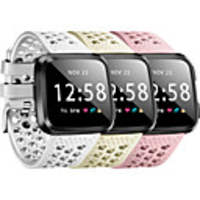 Watch Band for Fitbit Versa / Fitbi Versa Lite / Fitbit Versa 2 Fitbit Classic Buckle Silicone Wrist Strap