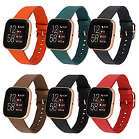 Watch Band for Fitbit Versa / Fitbi Versa Lite / Fitbit Versa 2 Fitbit Leather Loop Genuine Leather Wrist Strap