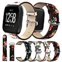 Watch Band for Fitbit Versa / Fitbi Versa Lite / fitbit versa 2 Fitbit Classic Buckle Genuine Leather Wrist Strap