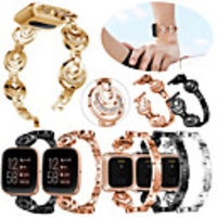Watch Band for Fitbit Versa / Fitbi Versa Lite / Fitbit Versa 2 Fitbit Sport Band / Classic Buckle / Modern Buckle Stainless Steel Wrist Strap for Fitbit Versa 2