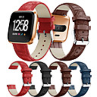 Watch Band for Fitbit Versa / Fitbi Versa Lite / fitbit versa 2 Fitbit Sport Band Genuine Leather Wrist Strap