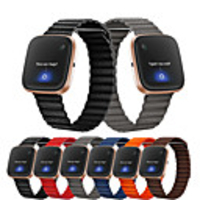 Watch Band for Fitbit Versa / Fitbit Versa Lite / Fitbit Versa 2 Fitbit Leather Loop Genuine Leather Wrist Strap
