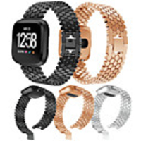 Watch Band for Fitbit Versa / Fitbit Versa Lite / Fitbit Versa 2 Fitbit Sport Band / Classic Buckle / Modern Buckle Stainless Steel Wrist Strap