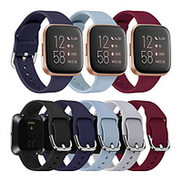 Watch Band For Fitbit Versa / Fitbit Versa Lite / Fitbit Versa 2 Fitbit Sport Band / Classic Buckle / Modern Buckle Silicone Wrist Strap miniinthebox