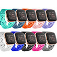 Watch Band for Fitbit Versa / Fitbit Versa Lite / Fitbit Versa2 Fitbit Classic Buckle Silicone Wrist Strap