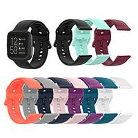 Watch Band for Fitbit Versa / Fitbit Versa Lite / Fitbit Versa2 Fitbit Sport Band / Classic Buckle / Modern Buckle Silicone Wrist Strap