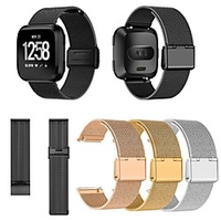 Watch Band for Fitbit Versa / Fitbit Versa Lite Fitbit Milanese Loop Stainless Steel Wrist Strap