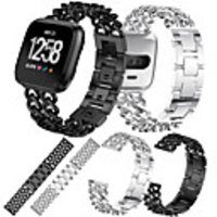 Watch Band for Fitbit Versa / Fitbit Versa Lite Fitbit Modern Buckle Metal / Stainless Steel Wrist Strap