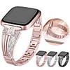 Watch Band for Fitbit Versa / Fitbit Versa Lite Fitbit Sport Band / Classic Buckle / Jewelry Design Stainless Steel Wrist Strap