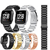 Watch Band for Fitbit Versa / Fitbit Versa Lite Fitbit Sport Band Metal / Stainless Steel Wrist Strap