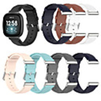 Watch Band for Fitbit Versa 3 / Fitbit Sense Fitbit Classic Buckle Genuine Leather Wrist Strap
