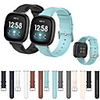 Watch Band for Fitbit Versa 3 / FitbitSense Fitbit Business Band Genuine Leather Wrist Strap