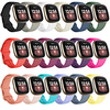 Watch Band for Fitbit Versa 3 / FitbitSense Fitbit Leather Loop Silicone Wrist Strap