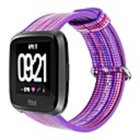Watch Band for Fitbit Versa Fitbit Classic Buckle Nylon Wrist Strap