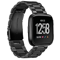 Watch Band for Fitbit Versa Fitbit Classic Buckle Stainless Steel Wrist Strap