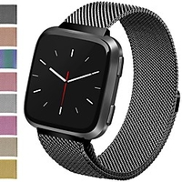Watch Band for Fitbit Versa Fitbit Milanese Loop Stainless Steel Wrist Strap miniinthebox