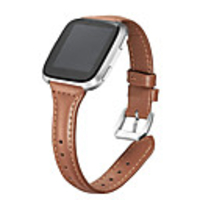 Watch Band for Fitbit Versa Fitbit Modern Buckle Genuine Leather Wrist Strap