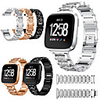 Watch Band for Fitbit Versa Fitbit Sport Band Stainless Steel Wrist Strap